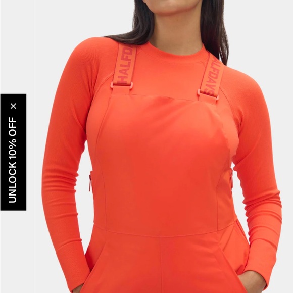 Women's Halfdays Bib Ski Pant in Spritz
